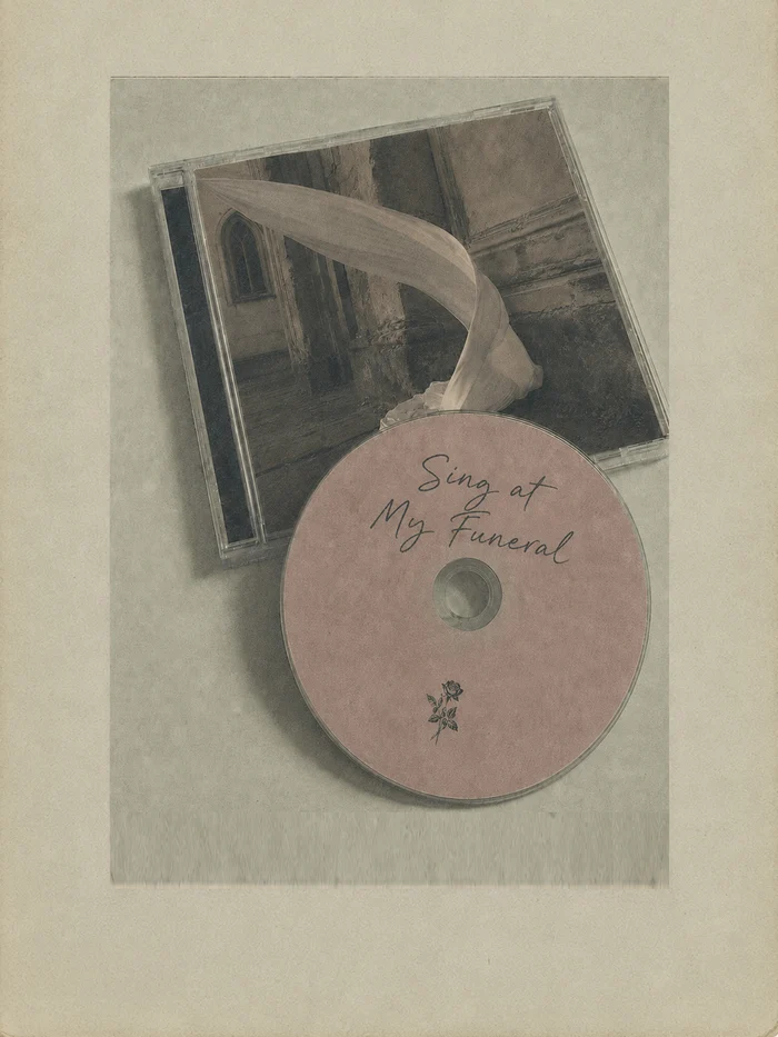 Sing at My Funeral, the house’s card: a record with the name written on it